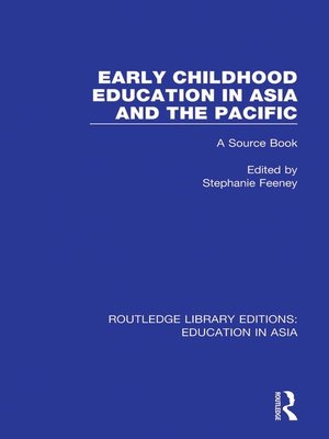 cover image of Early Childhood Education in Asia and the Pacific